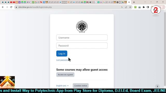 SBTE MOODLE PASSWORD KAISE CREATE KARE смотреть онлайн