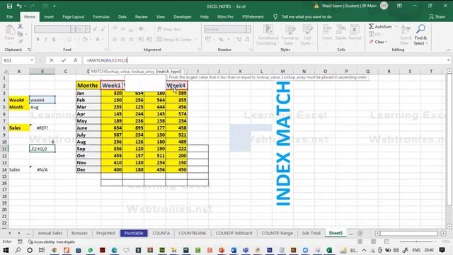 INDEX AND MATCH IN EXCEL -- A Series of Video Lectures A Level IT 9626 смотреть онлайн