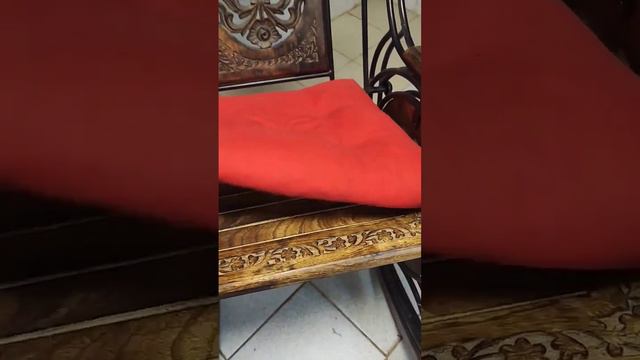 Кресло качалка из красного дерева. смотреть онлайн
