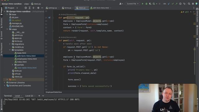 Python Django Model Form - Django CRUD, part 2 смотреть онлайн