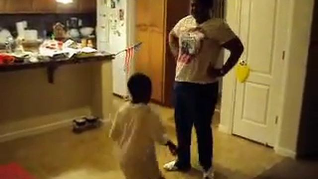 Tap dance challenge Christian Michael vs Auntie Kami смотреть онлайн