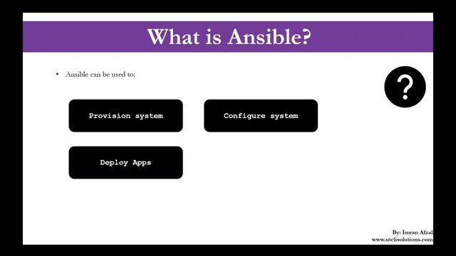 What is Ansible and its Background смотреть онлайн