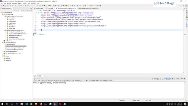 SpringCore-09. Object Injection Intro in Spring Framework. | #cloudraga смотреть онлайн