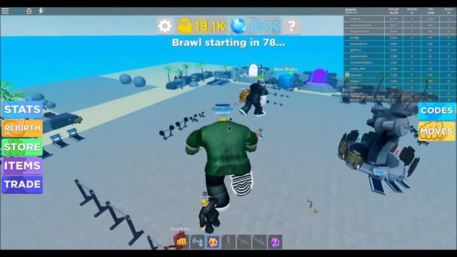 СИМУЛЯТОР КАЧКА 💪 Качок, мускулы нужны для жизни, а не для селфи 🥊 Roblox Muscle Legends смотреть онлайн