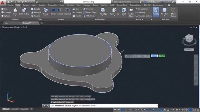 AutoCAD 2016 3D - Exercise 39 смотреть онлайн