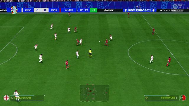 Грузия - Португалия, Футбол, Чемпионат Европы, Группа F, 26 июня, среда