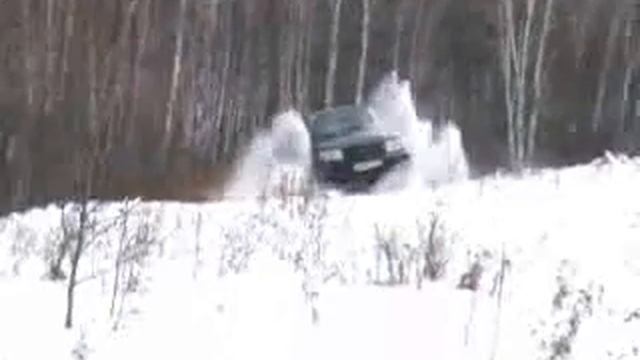 UAZ на гусеницах зимой смотреть онлайн