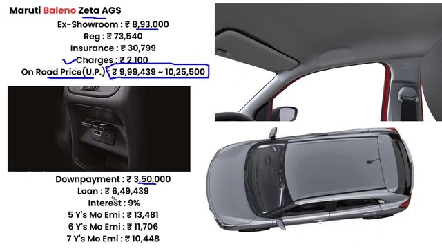Baleno Price in 2024 | Maruti Baleno Zeta AGS Onroad Price in 2024,Loan Price,Emi,downpayment смотреть онлайн