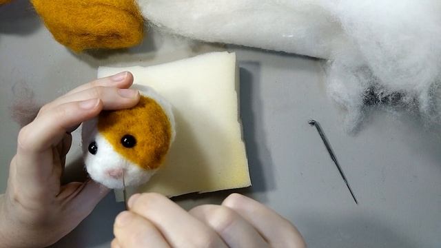 Валяние из шерсти. Как свалять морскую свинку из шерсти. смотреть онлайн