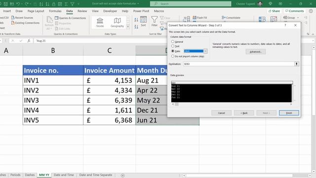 Excel Date Format Won't Change | I Can't Change Excel Date Format! смотреть онлайн