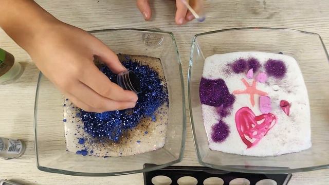 Соломия и Олег сделали СЛАЙМ из КОСМЕТИКИ, DIY MakeUp Slime// Соломка и Олег влог смотреть онлайн