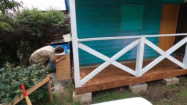 ВЕРАНДА благодаря ДРУЗЬЯМ из ЮТУБА, Как построить веранду, один в деревне смотреть онлайн