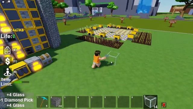 BUILDING MY WHEAT FARM!! | Block Tycoon ROBLOX смотреть онлайн