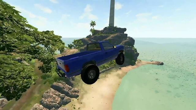 CRASHING MY DREAM PICKUP - Car Jump to Water - BeamNG Drive Car Crashes Gameplay смотреть онлайн