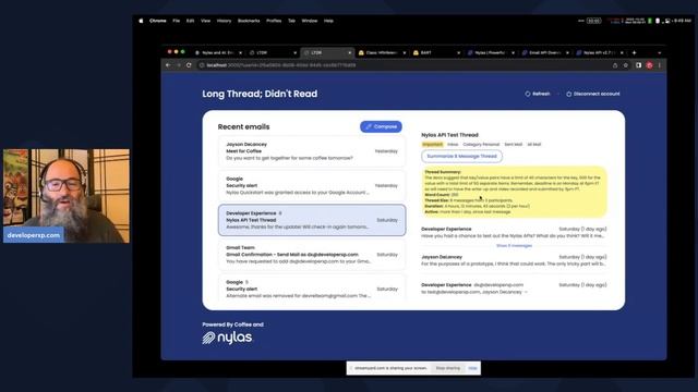 Nylas Email and AI Hackathon 2023 - Project Demo смотреть онлайн