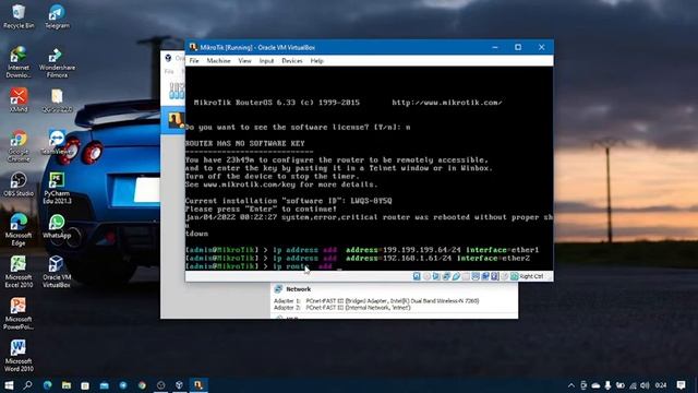 Setting Mikrotik Oracle Di VM Virtual Book dengan Winbox.exe смотреть онлайн