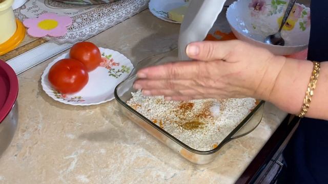Рис с куриными бедрышками в духовке. Вкусный обед или сытный ужин. смотреть онлайн
