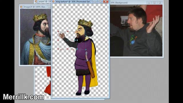 Church Vs. Crown: Dark Ages Inspired Artwork