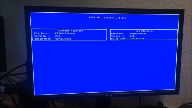 Prime B360M-C Bios Update Via USB STick