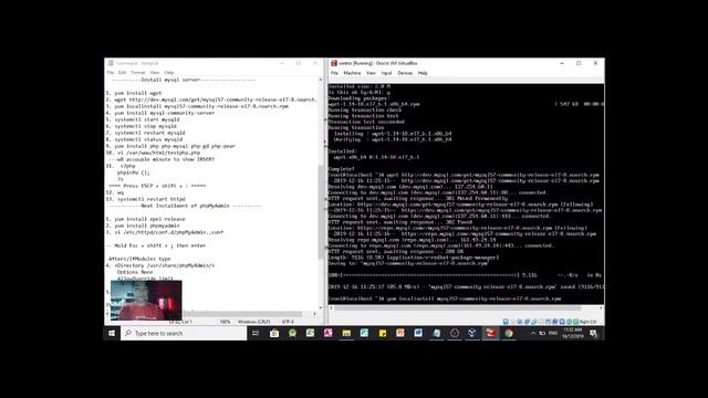 How to Install Apache server, mysql and phpMyAdmin in Centos using VirtualBox смотреть онлайн
