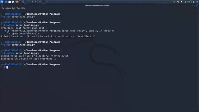 Error Handling - Try Except Else Finally | Python Programming - Leisure Codes смотреть онлайн