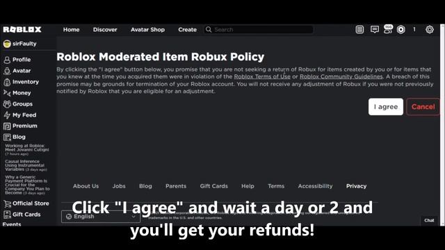Robux Refunds for Content Deleted Clothes [ROBLOX] смотреть онлайн
