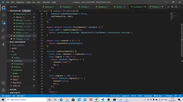 Understand Protected Route in React JS | Prevent Unauthorized Access | React Router DOM смотреть онлайн