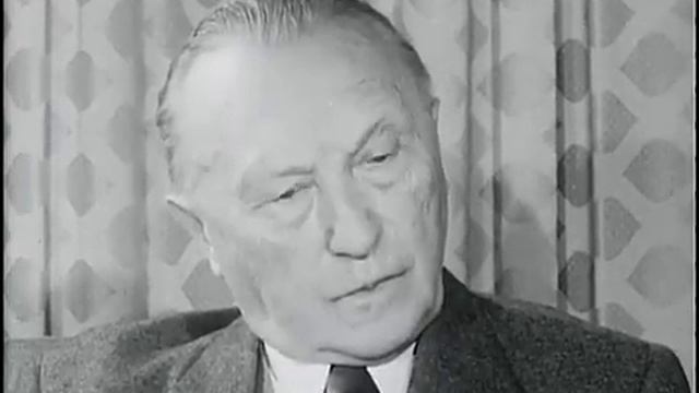 German Chancellor Konrad Adenauer Interview