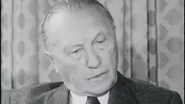 German Chancellor Konrad Adenauer Interview