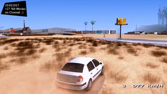 Renault Clio (Symbol) Sedan 2006 New ENB Top Speed Test GTA Mod Future _REVIEW смотреть онлайн