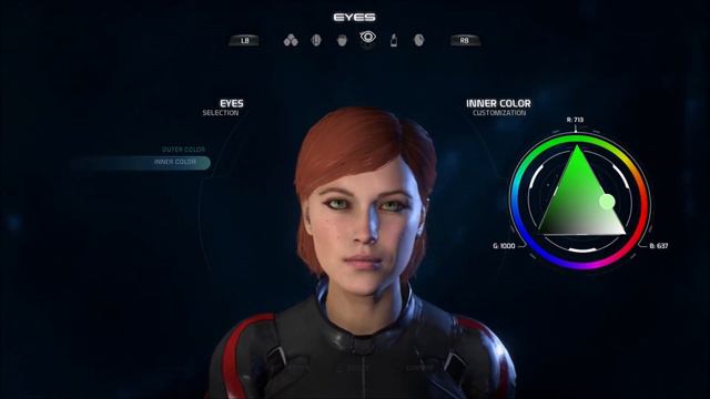 Mass Effect Andromeda - Femshep Character Creation смотреть онлайн