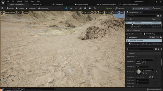 Learn to Create Open Worlds in Unreal Engine 5 | Landscape Auto material & Level Instance Blueprint смотреть онлайн