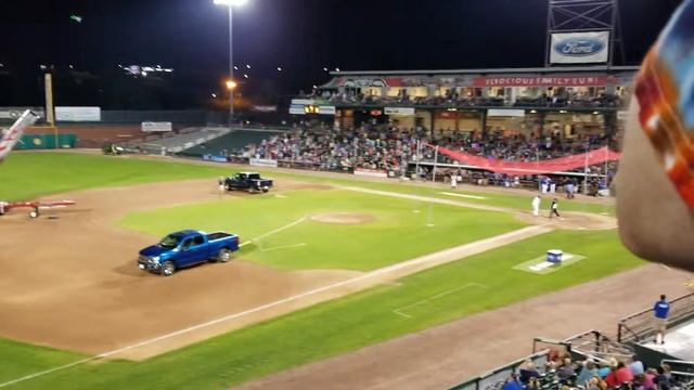 Human Cannonball at Fishercats game!! смотреть онлайн