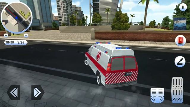 Rooftop First Aid VAN Truck #5 - Ambulance Driver Job Simulator - Android Gameplay смотреть онлайн