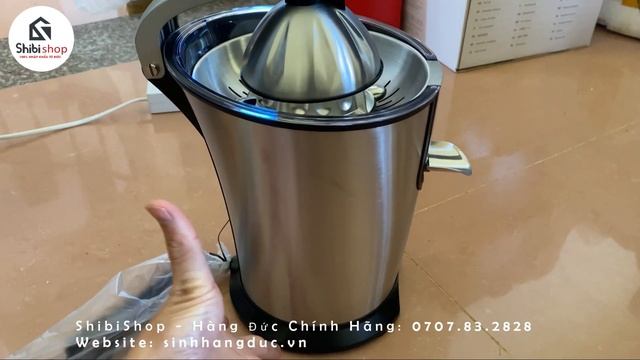 Review máy vắt cam Caso CP330 - Siêu phẩm máy vắt cam của Đức смотреть онлайн