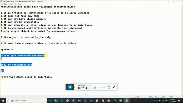 Inner class or Nested class in Java Hindi 3 | Java Tutorial | Inner class | Java in Hindi By Sury смотреть онлайн