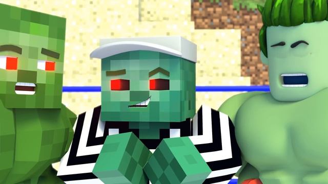 Minecraft VS Roblox Zombie and Zomma Life | Minecraft Animation смотреть онлайн