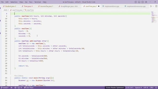 How to Add Two Time Objects in Java || OOPS IN JAVA смотреть онлайн