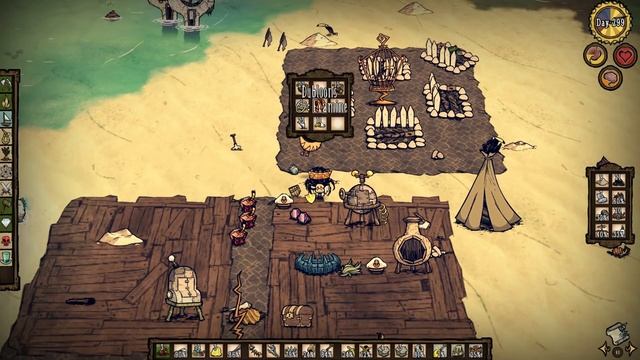 Строим базу на воде в Don't Starve Shipwrecked (32) смотреть онлайн
