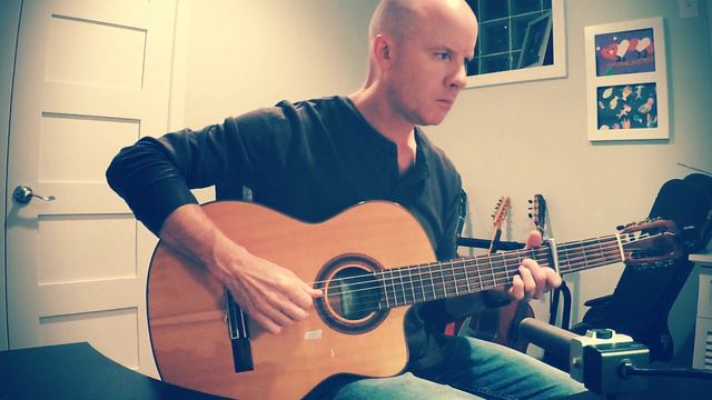 The Holly in the Windy Hedge - Evan Handyside (Holiday, fingerstyle guitar) + TAB смотреть онлайн