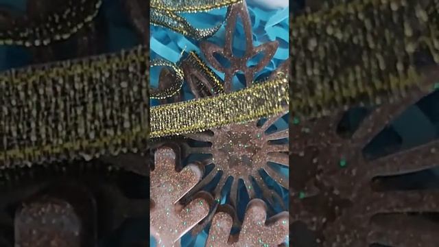 подарочный набор елочных игрушек в вкусном щоколадном цвете #подарки#новогодниеукрашения смотреть онлайн