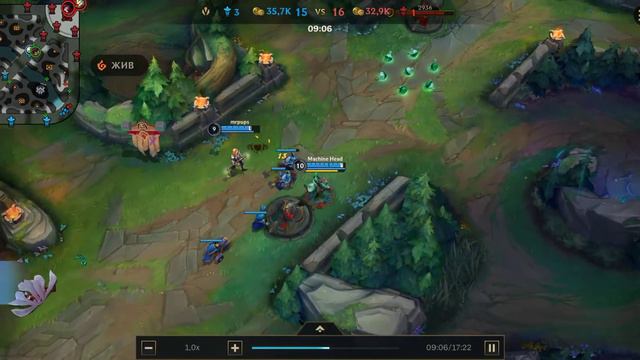 wild rift#зиггс делает два трипл килли берет все награды смотреть онлайн