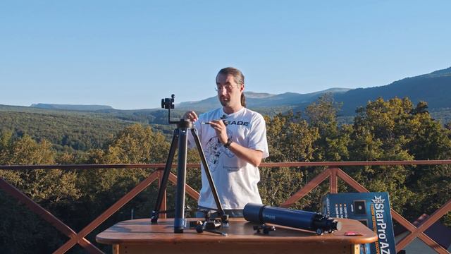 Телескоп MEADE STARPRO™ AZ 102: распаковка и сборка