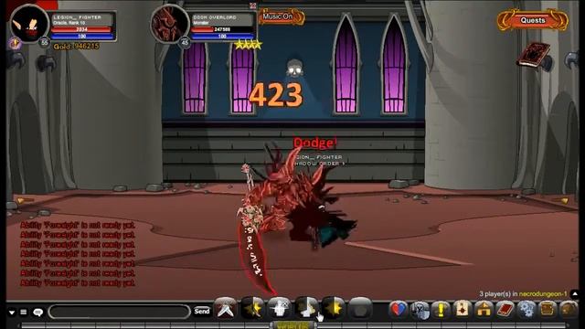 AQW-Oracle class solo DOOM OVERLORD 2013 смотреть онлайн