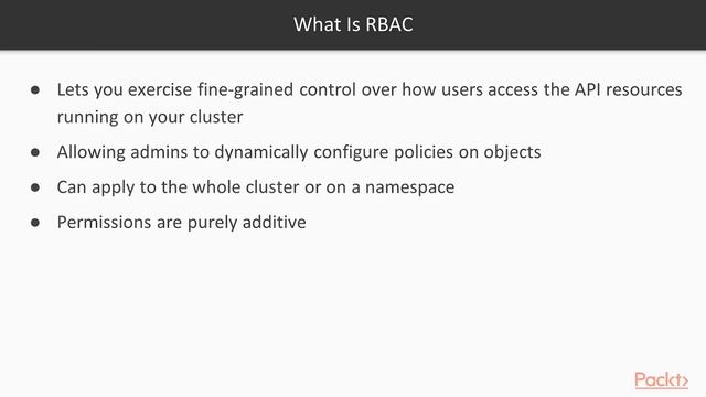 Kubernetes for Developers : Role and ClusterRole and Namespaces | packtpub.com смотреть онлайн