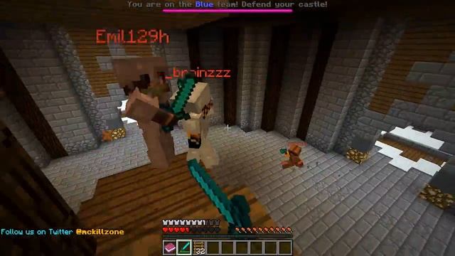 Minecraft: CASTLE DEFENDERS - Fun Castle Siege Mini Game! смотреть онлайн