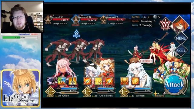 FGO - Does Moon Goddess Dream of Dumplings Event 2019 | 1 смотреть онлайн