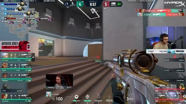 Tarik Reacts to Team Liquid vs LOUD | Valorant Champions 2023 | LOSER GOES HOME смотреть онлайн