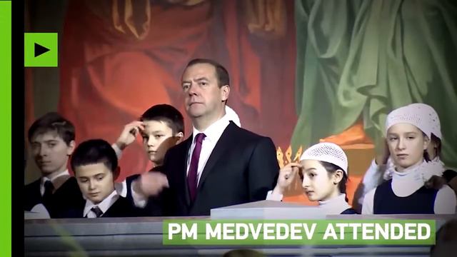 Russia celebrates Orthodox Christmas смотреть онлайн
