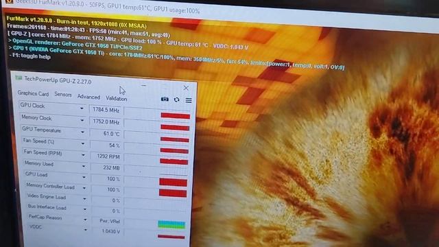 Видеокарта Asus GTX1050Ti 4Gb DDR5 128bit (STRIX-GTX1050TI-O4G-GAMING) !БУ!